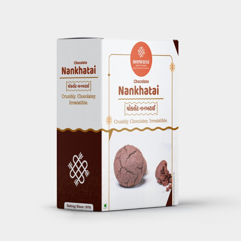 Chocolate Nankhatai (400g) | Double Cocoa Shortbread | Seewans 1976