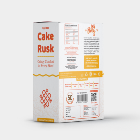 Eggless Cake Rusk
