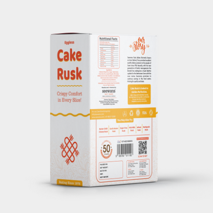 Eggless Cake Rusk