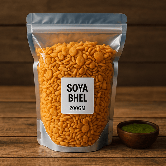 Healthy Roasted Soya bhel  ( Diet friendly )