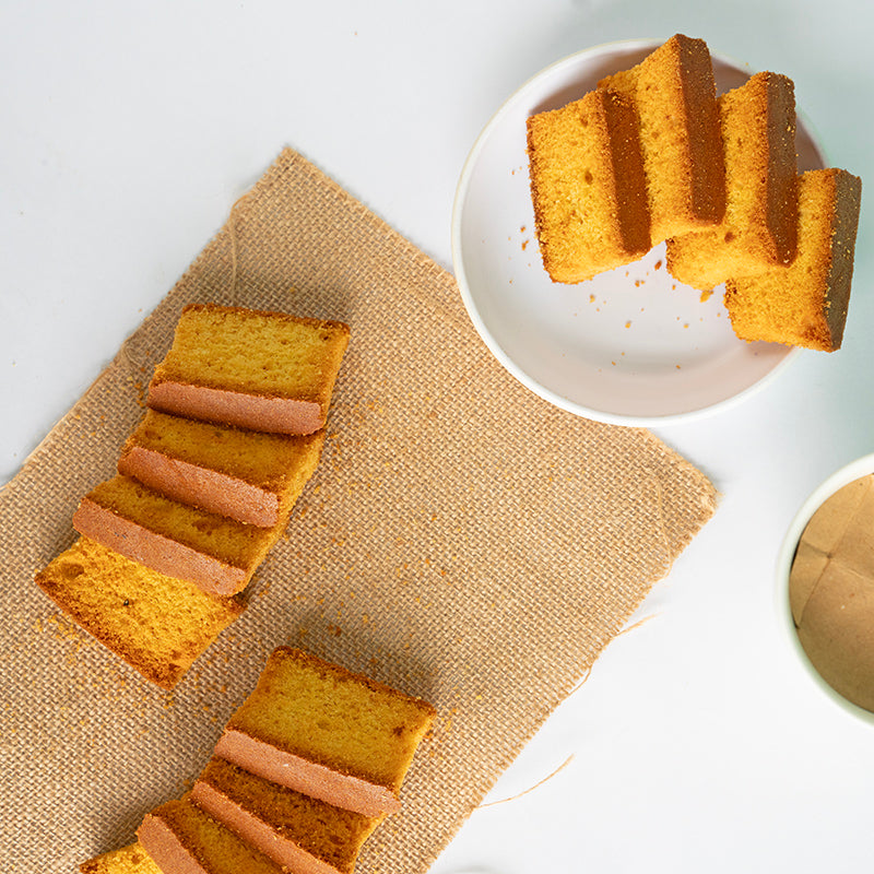 Eggless Cake Rusk